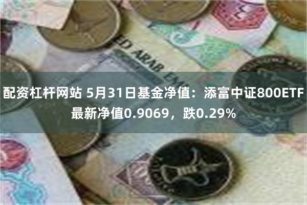 配资杠杆网站 5月31日基金净值：添富中证800ETF最新净值0.9069，跌0.29%