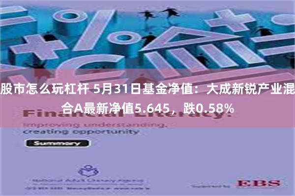 股市怎么玩杠杆 5月31日基金净值：大成新锐产业混合A最新净值5.645，跌0.58%