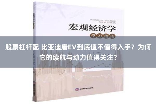 股票杠杆配 比亚迪唐EV到底值不值得入手？为何它的续航与动力值得关注？